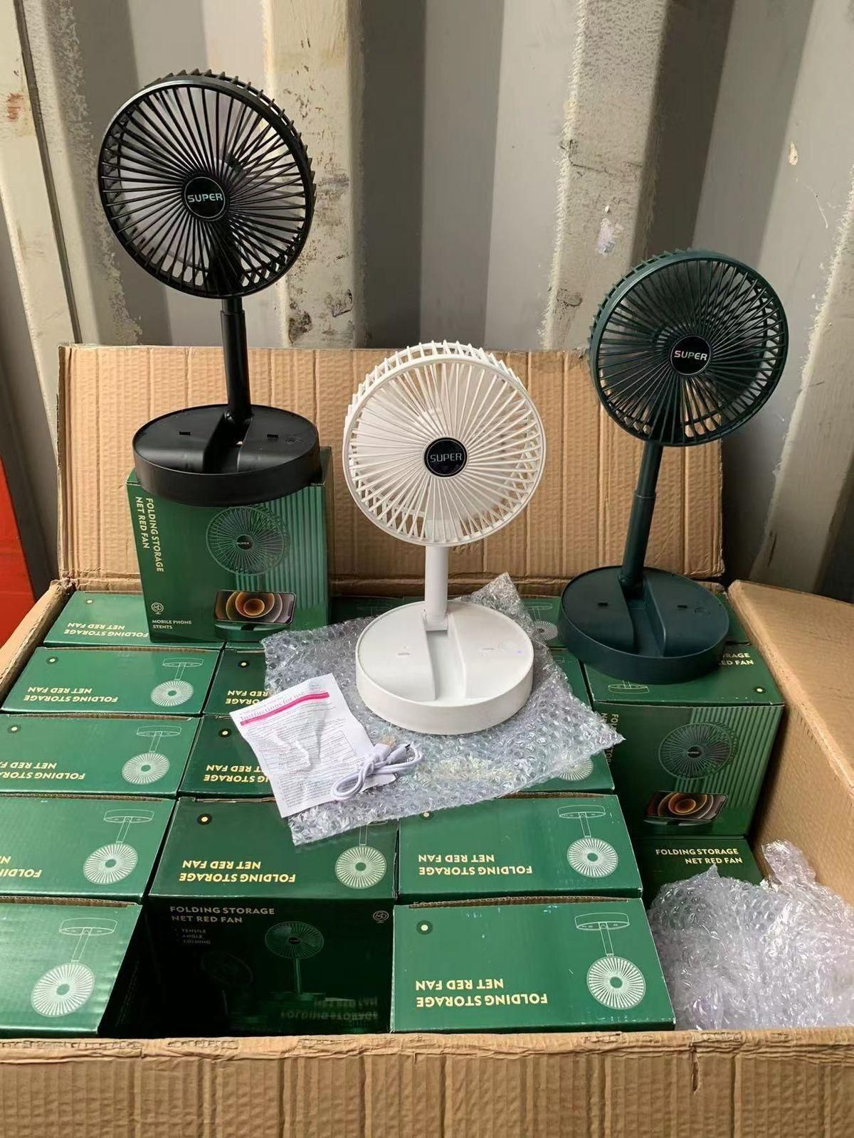 Livingdot Rechargeable Portable Desk Fan - Folding & Adjustable