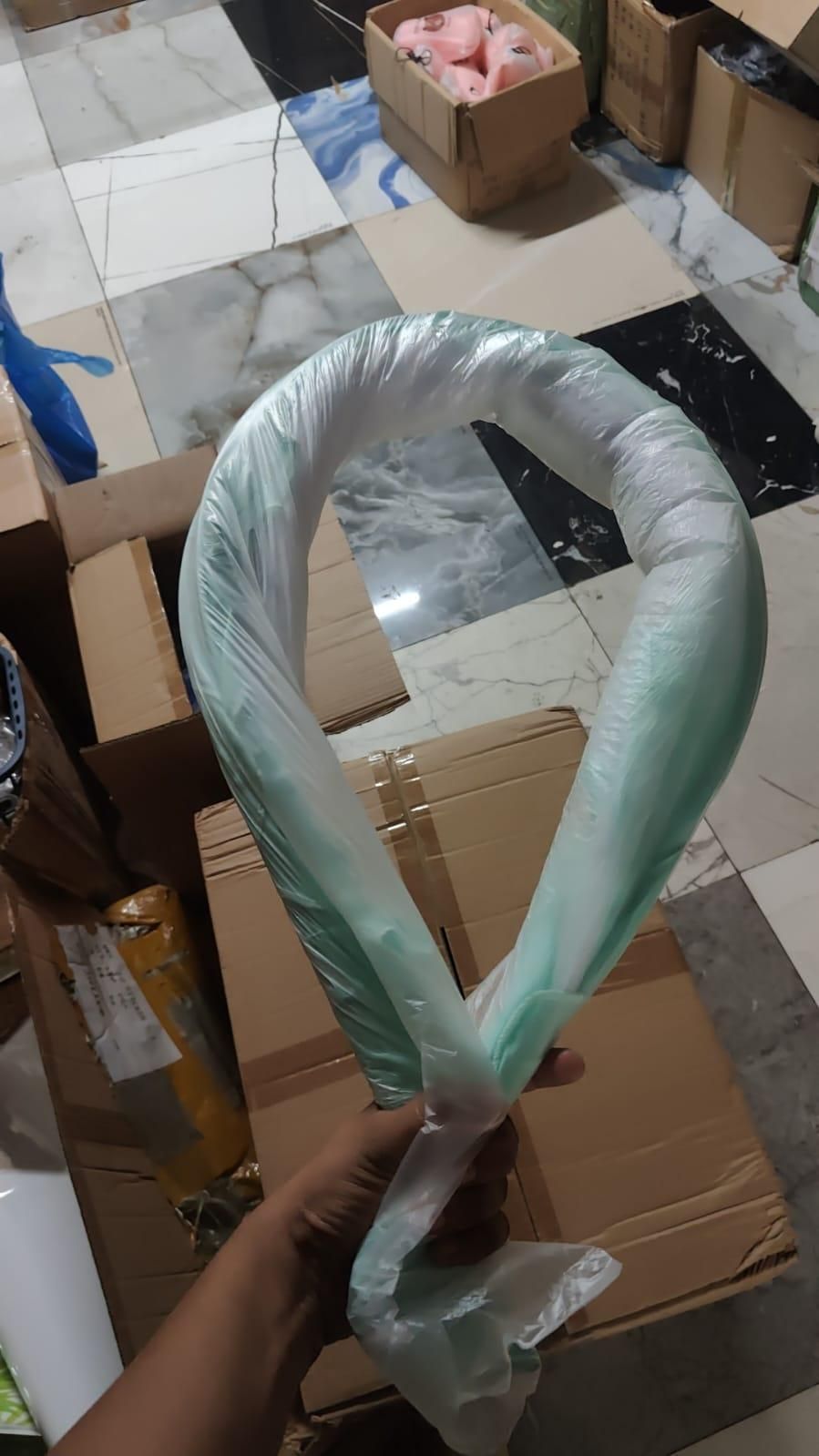 Livingdot mosquito net frame wrapped in plastic, part of the best mosquito net for baby protection
