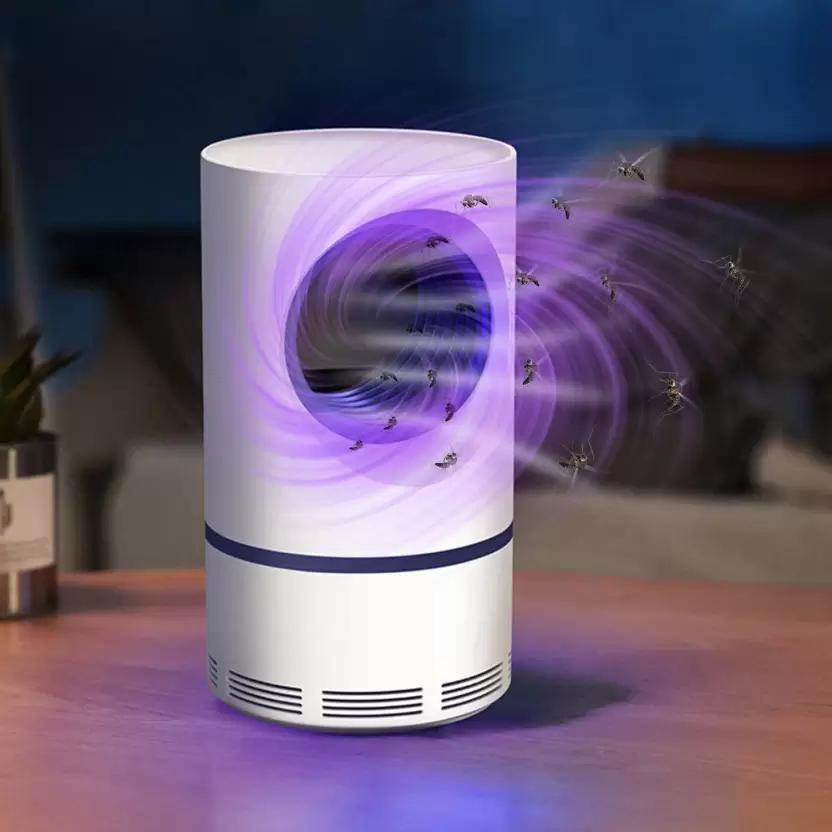 Livingdot electric insect killer for indoors with white cylindrical design catching flying insects